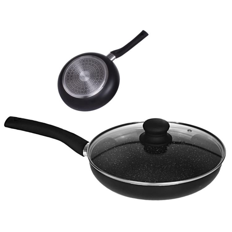 Patelnia na indukcję Kinghoff KH 3957 - 24 cm Ceramiczna Granitowa