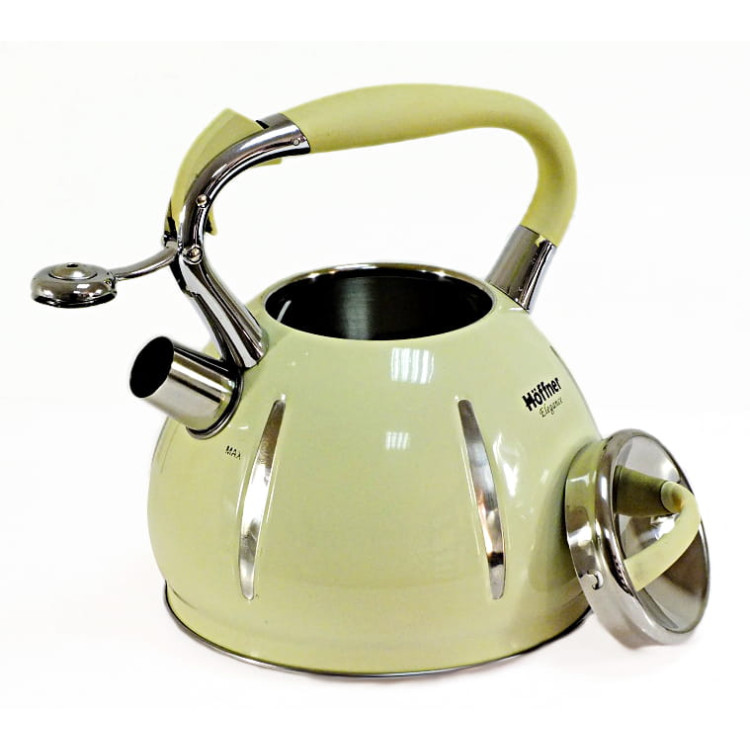 Czajnik stalowy Hoffner HF 3938 Indukcja Gaz Hoffner  Cream Czajnik stalowy Hoffner HF 3938 Indukcja Gaz Hoffner  Cream