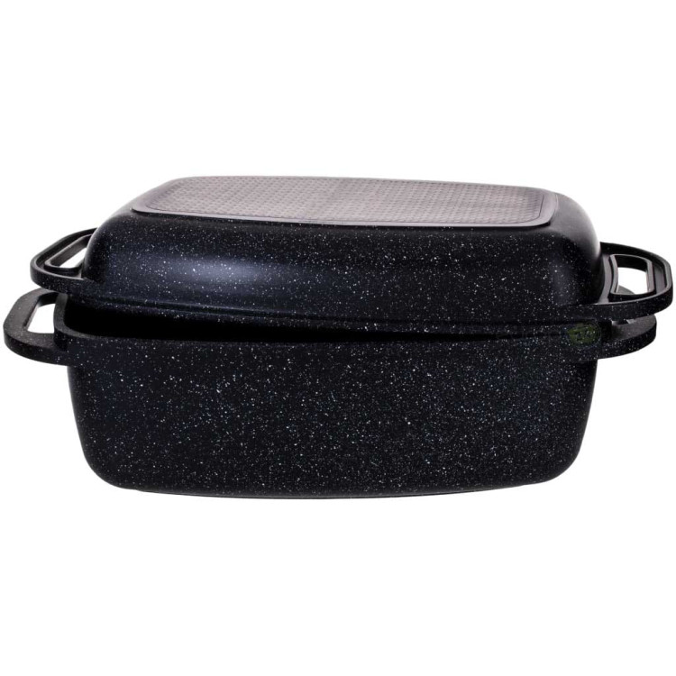 Brytfanna Edenberg 4607 patelnia garnek INDUKCJA Gęsiarka pokrywka z funkcją grill  Brytfanna Edenberg 4607 patelnia garnek INDUKCJA Gęsiarka pokrywka z funkcją grill