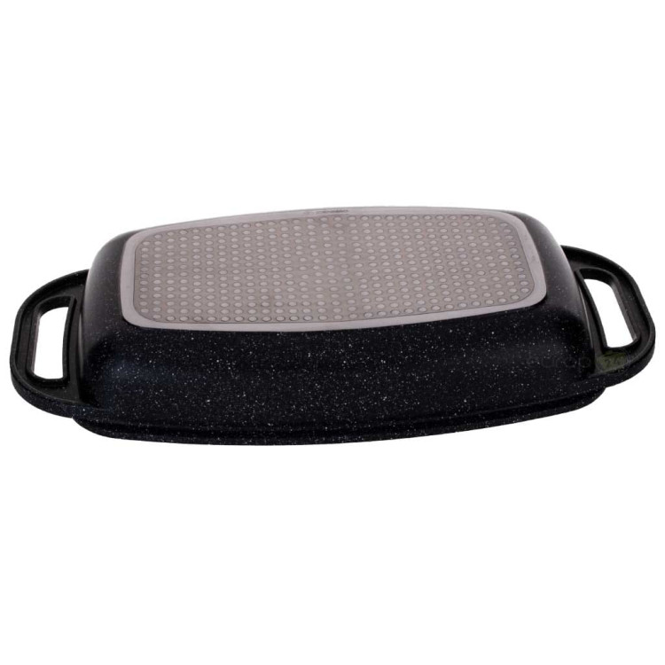 Brytfanna Edenberg 4607 patelnia garnek INDUKCJA Gęsiarka pokrywka z funkcją grill  Brytfanna Edenberg 4607 patelnia garnek INDUKCJA Gęsiarka pokrywka z funkcją grill