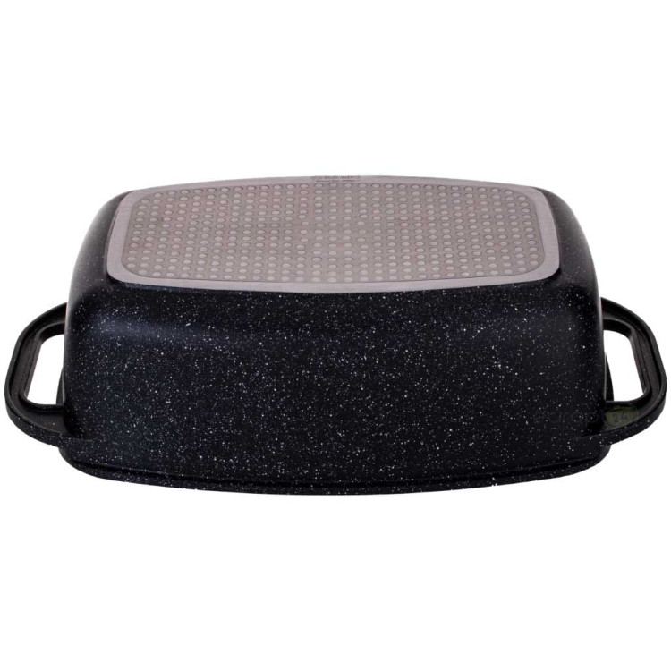 Brytfanna Edenberg 4607 patelnia garnek INDUKCJA Gęsiarka pokrywka z funkcją grill  Brytfanna Edenberg 4607 patelnia garnek INDUKCJA Gęsiarka pokrywka z funkcją grill