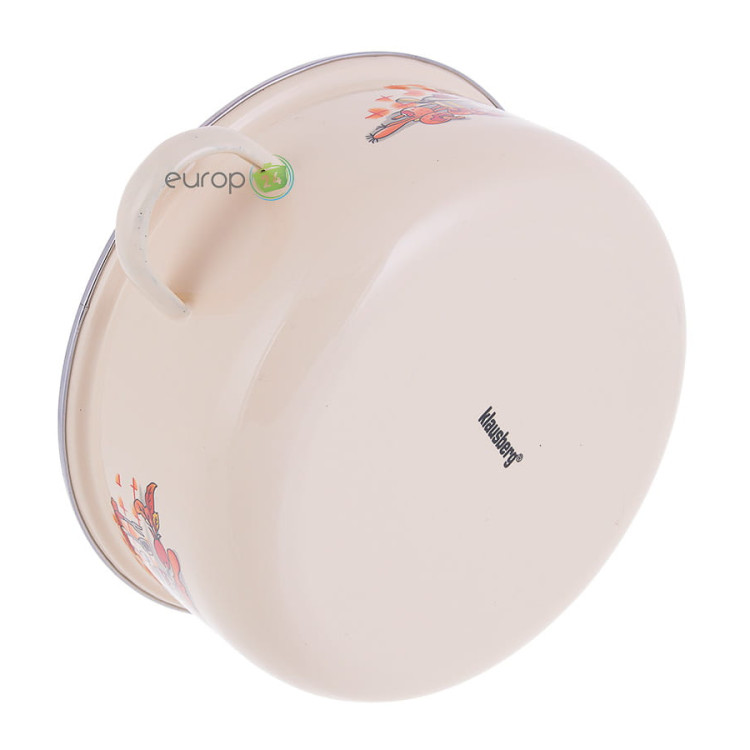 Garnki emaliowane Klausberg KB 7170  zestaw garnków emaliowane garnek GAZ emalia Cream Garnki emaliowane Klausberg KB 7170  zestaw garnków emaliowane garnek GAZ emalia Cream