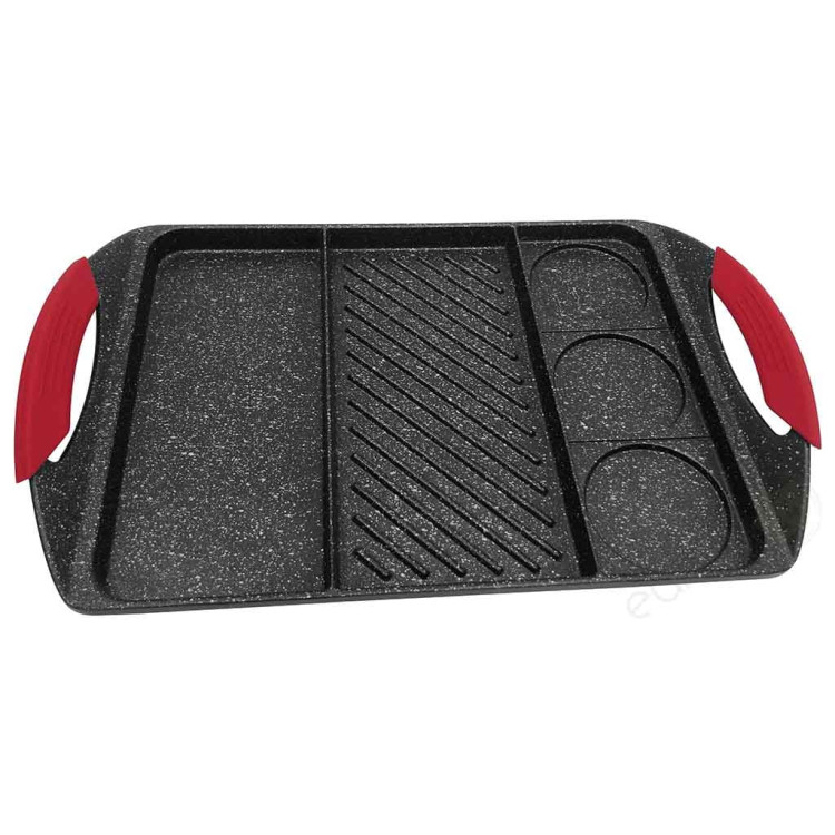 Płyta grillowa 3 w 1 Kinghoff  KH 1420 Grill Patelnia INDUKCJA GAZ Płyta grillowa 3 w 1 Kinghoff  KH 1420 Grill Patelnia INDUKCJA GAZ