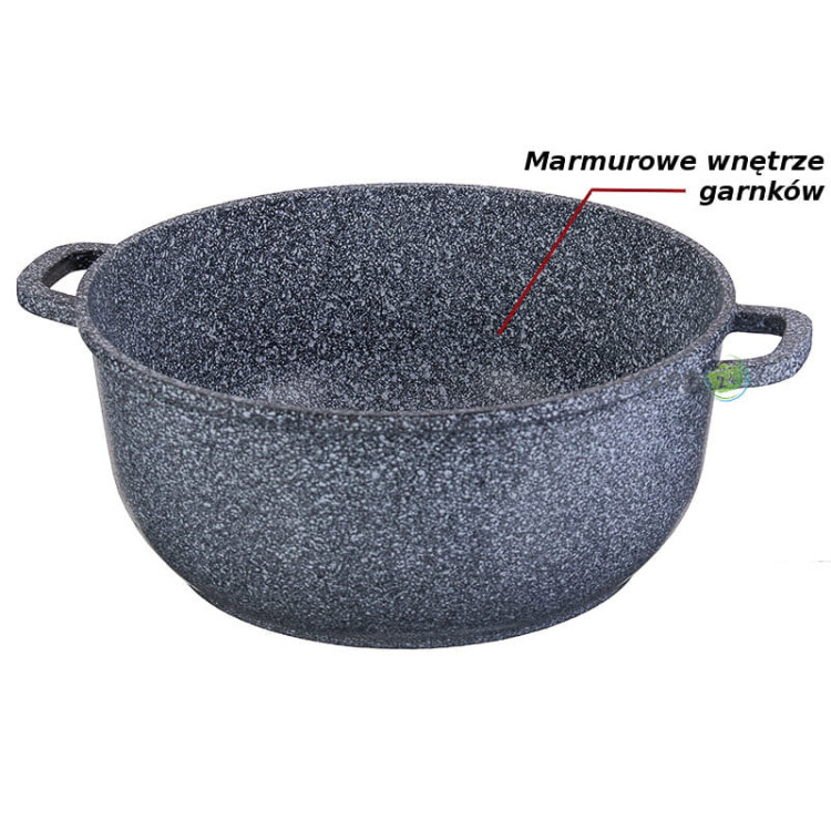 Garnki marmurowe Edenberg EB 8045 Zestaw 2 garnków indukcyjnych Garnki marmurowe Edenberg EB 8045 Zestaw 2 garnków indukcyjnych