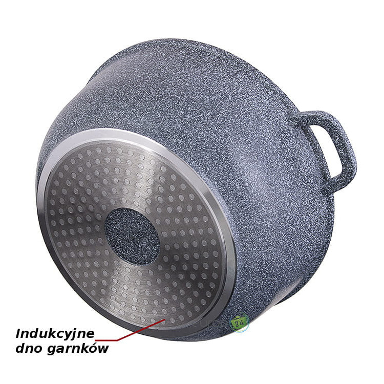 Garnki marmurowe Edenberg EB 8045 Zestaw 2 garnków indukcyjnych Garnki marmurowe Edenberg EB 8045 Zestaw 2 garnków indukcyjnych