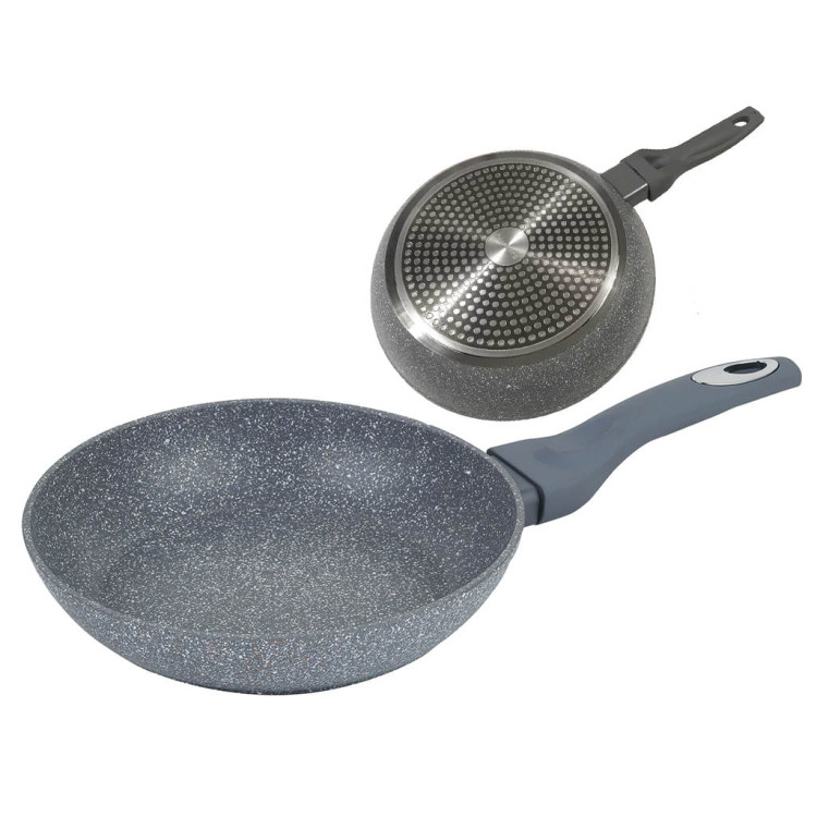 Patelnia granitowa Klausberg KB 7305 indukcja szara 16 cm