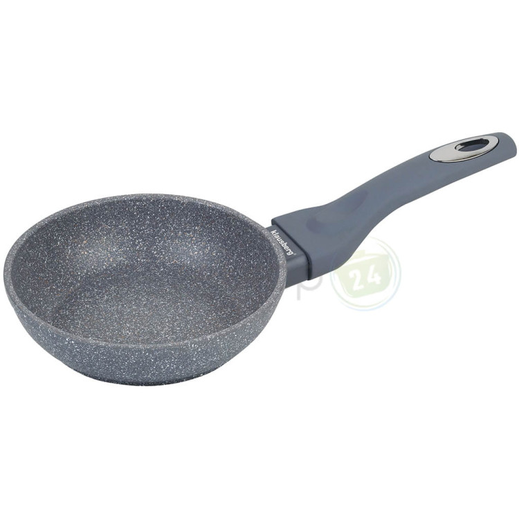 Patelnia granitowa Klausberg KB 7305 indukcja szara 16 cm Patelnia granitowa Klausberg KB 7305 indukcja szara 16 cm
