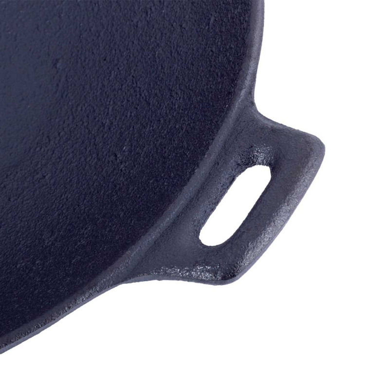 Wok żeliwny z pokrywką Kamille KM 4814V na indukcję 30 cm Big Wok żeliwny z pokrywką Kamille KM 4814V na indukcję 30 cm Big
