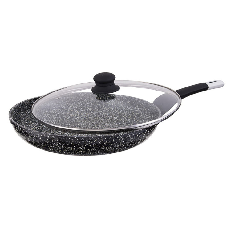 Patelnia marmurowa Hoffner Indukcyjna 18 GRANITOWA HF 3018GS Patelnia marmurowa Hoffner Indukcyjna 18 GRANITOWA HF 3018GS