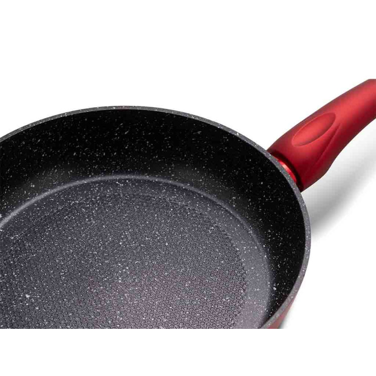 Patelnia marmurowa Edenberg EB 1736R 3szt Ceramiczna Indukcja Granitowa Patelnia marmurowa Edenberg EB 1736R 3szt Ceramiczna Indukcja Granitowa