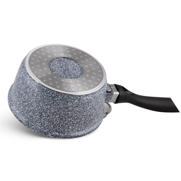 Rondel marmurowy z pokrywką Edenberg EB 8043 16 cm na indukcję Rondel marmurowy z pokrywką Edenberg EB 8043 16 cm na indukcję