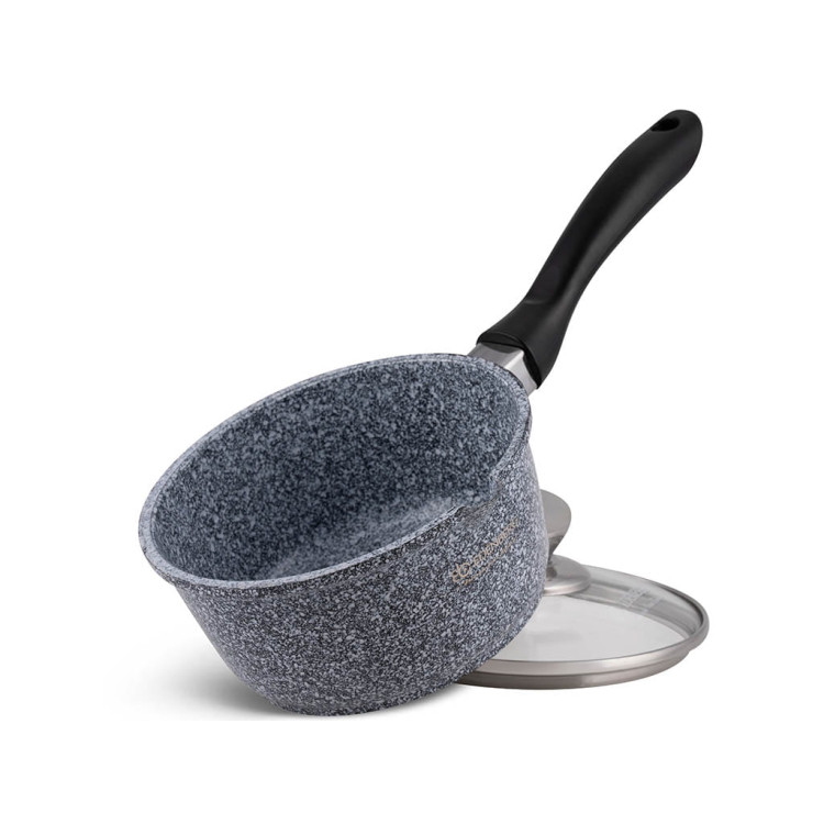 Rondel marmurowy z pokrywką Edenberg EB 8043 16 cm na indukcję Rondel marmurowy z pokrywką Edenberg EB 8043 16 cm na indukcję