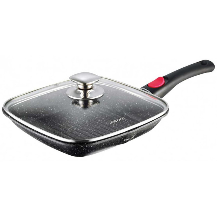 Patelnia granitowa grillowa Kinghoff KH 1510 24x24 kwadratowa Patelnia granitowa grillowa Kinghoff KH 1510 24x24 kwadratowa