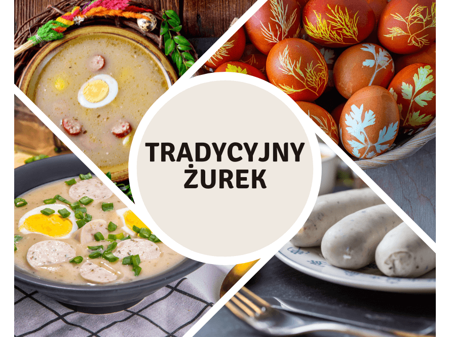 Tradycyjny żurek z kiełbasą i jajkiem w garnku emaliowanym - przepis i porady dotyczące garnków kuchennych Tradycyjny żurek z kiełbasą i jajkiem w garnku emaliowanym - przepis i porady dotyczące garnków kuchennych