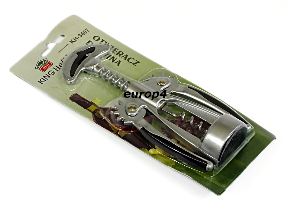 Korkociąg do wina KingHoff KH 3407 - pakowany w blister