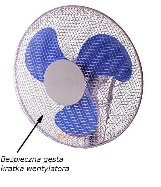Wentylator stojący Sapir SP 1760 BM - gęsta kratka bezpieczeństwa