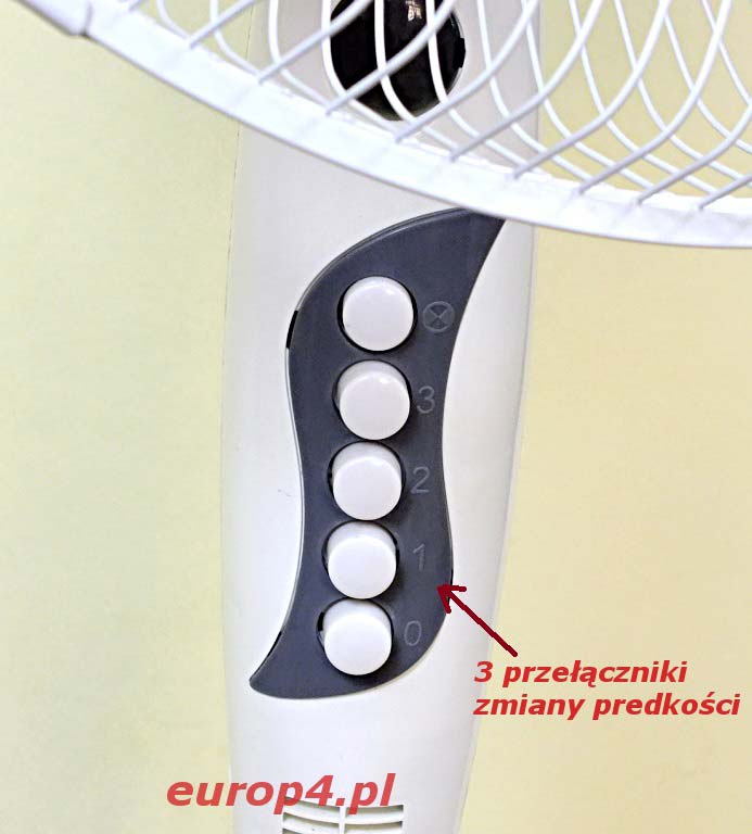 Wentylator podłogowy Sapir SP 1760 Wiatrak stojący Pokojowy BIUROWY