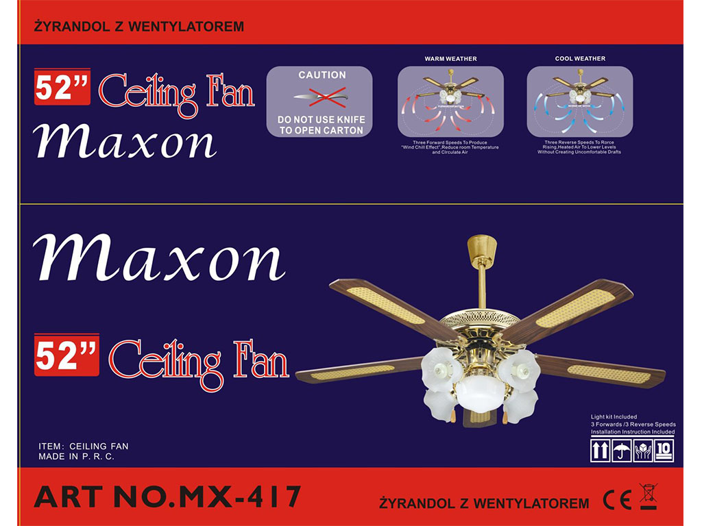 Wentylator sufitowy MX 417