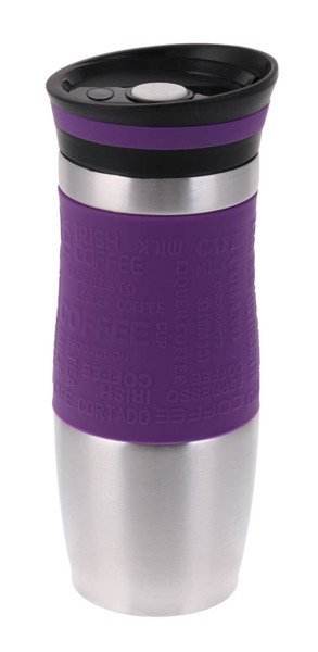 Kubek Hoffner HF 7540  termiczny termos pojemnik bidon 380 ml fioletowy
