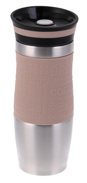 Kubek Hoffner HF 7540  termiczny termos pojemnik bidon 380 ml brązowy