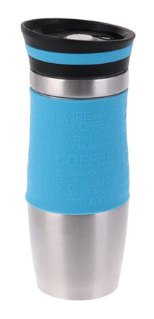 Kubek Hoffner HF 7540  termiczny termos pojemnik bidon 380 ml niebieski