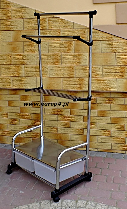 Wieszak stojak na kółkach Metlex MX 3074 ubrania garderoba