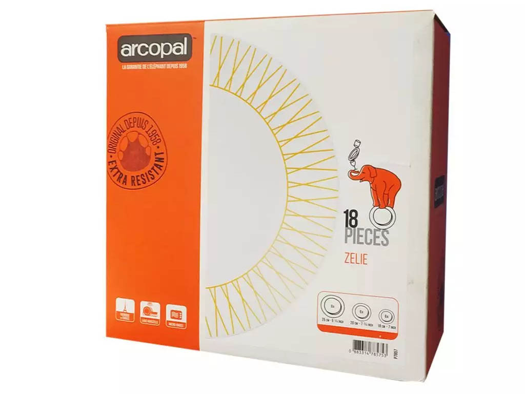 Serwis obiadowy Zelie Auberi Orange