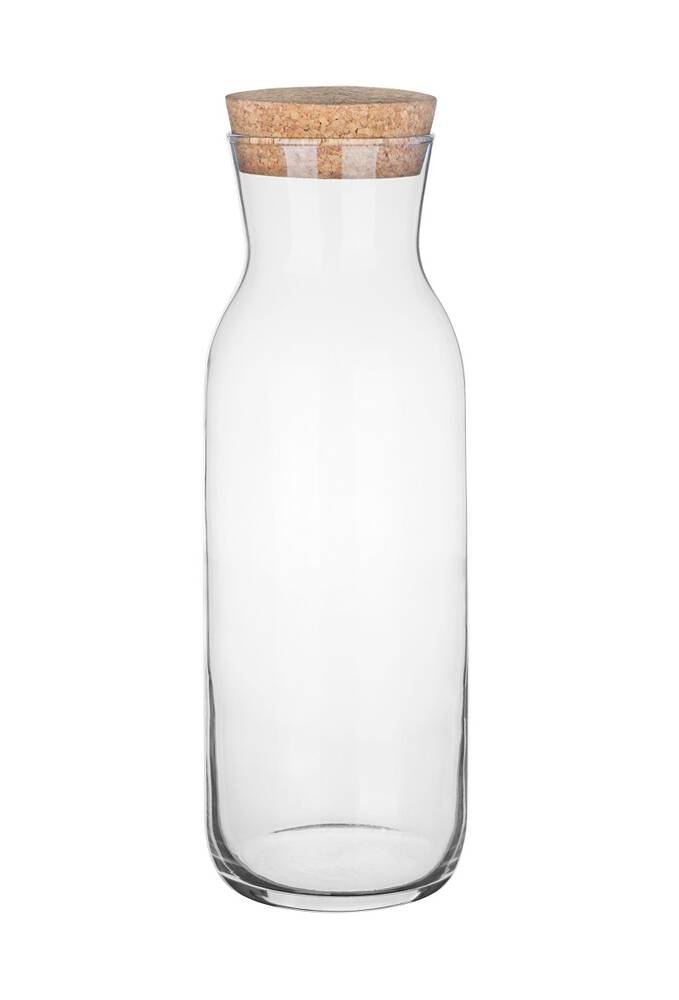 Karafka szklana 1000 ml z korkiem