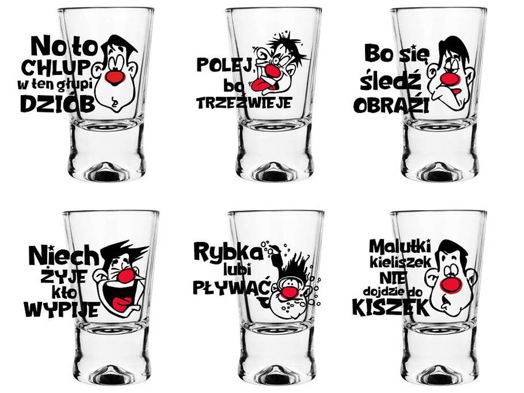 Kieliszki do wódki X 25 ml