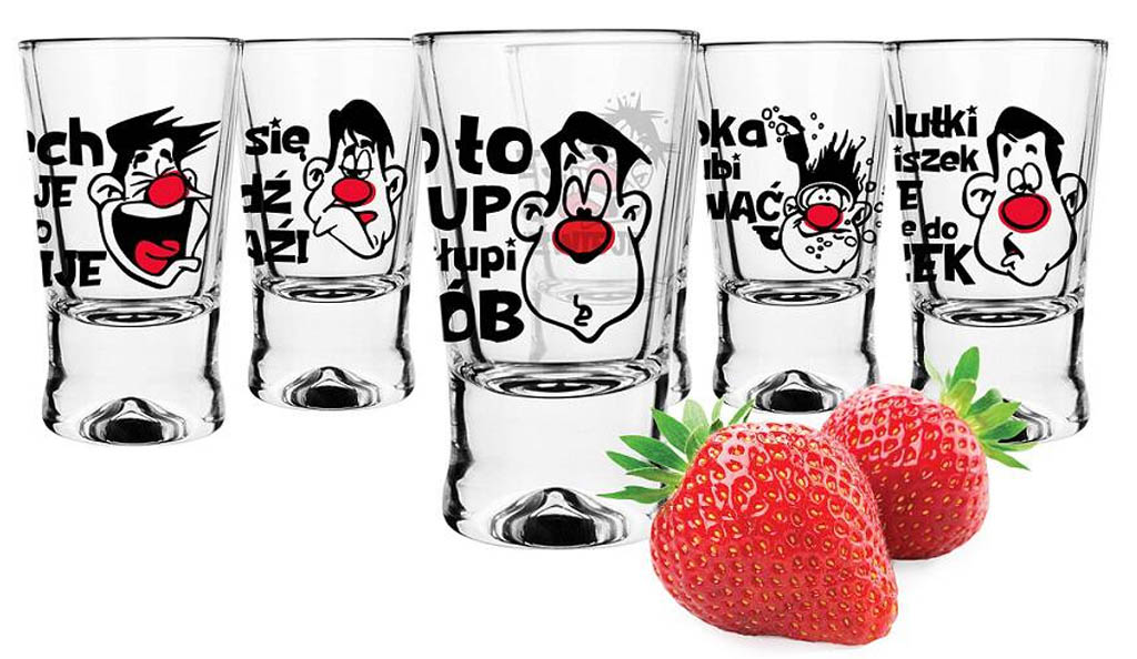 Kieliszki do wódki Krosno iks 25 ml
