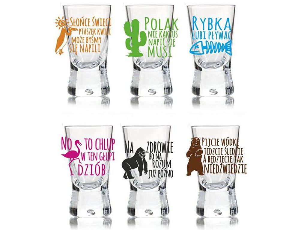 Kieliszki do wódki X 25 ml