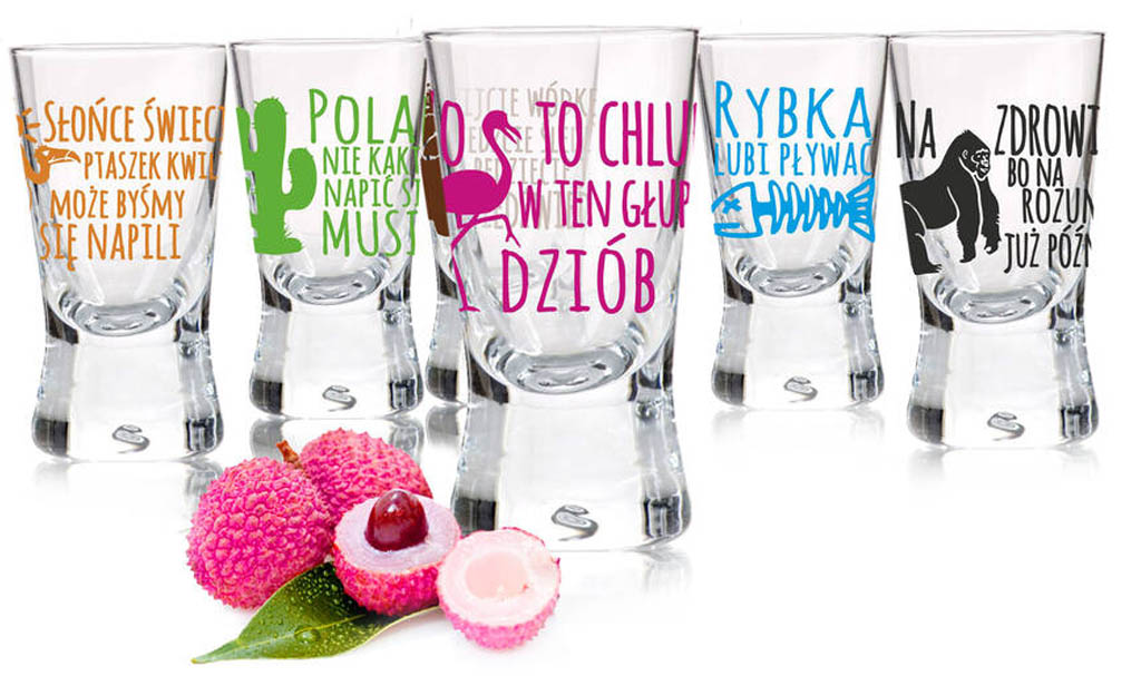 Kieliszki do wódki Krosno iks 25 ml