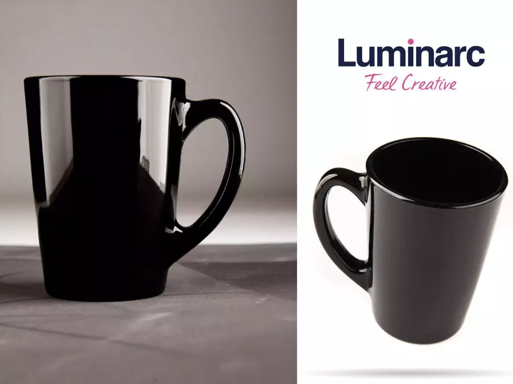 Kubek czarny Luminarc New Morning 320 ml
