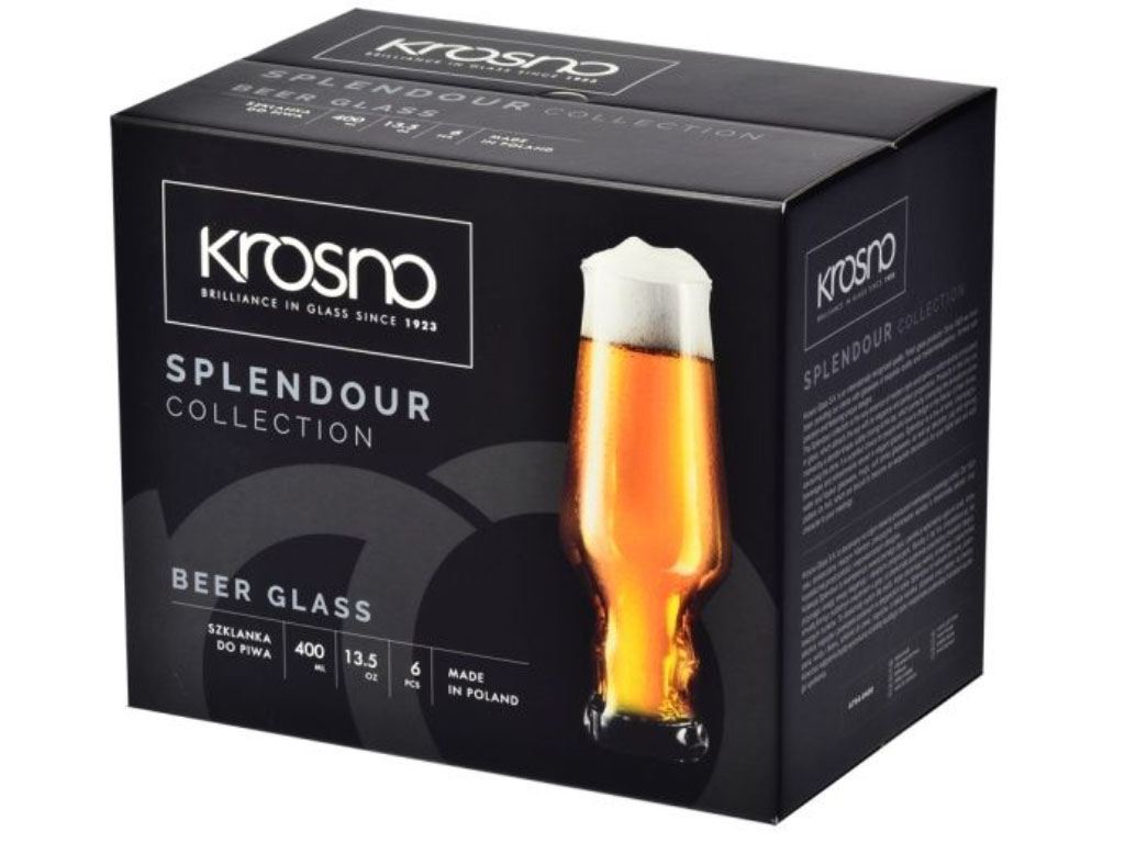 Szklanki Krosno Splendour 400 ml - pudełko
