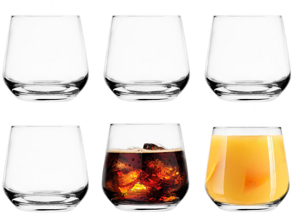 Szklanki do whisky 310 ml zestaw 6 sztuk