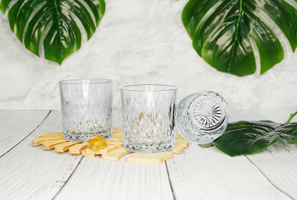 Szklanki do whisky 280 ml zestaw 6 sztuk