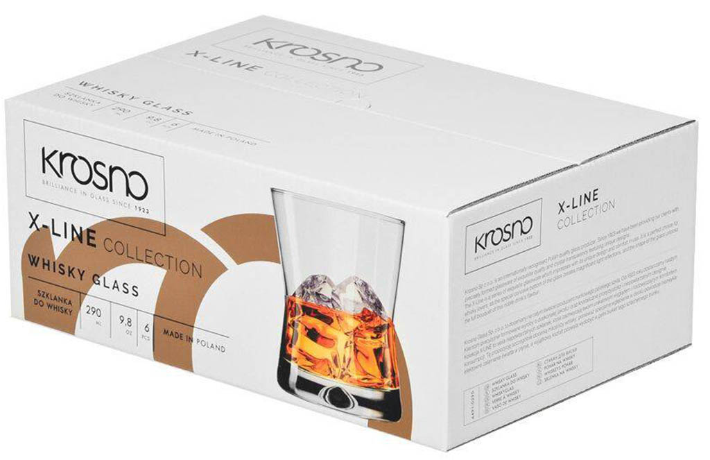 Szklanki Krosno x-line 290 ml