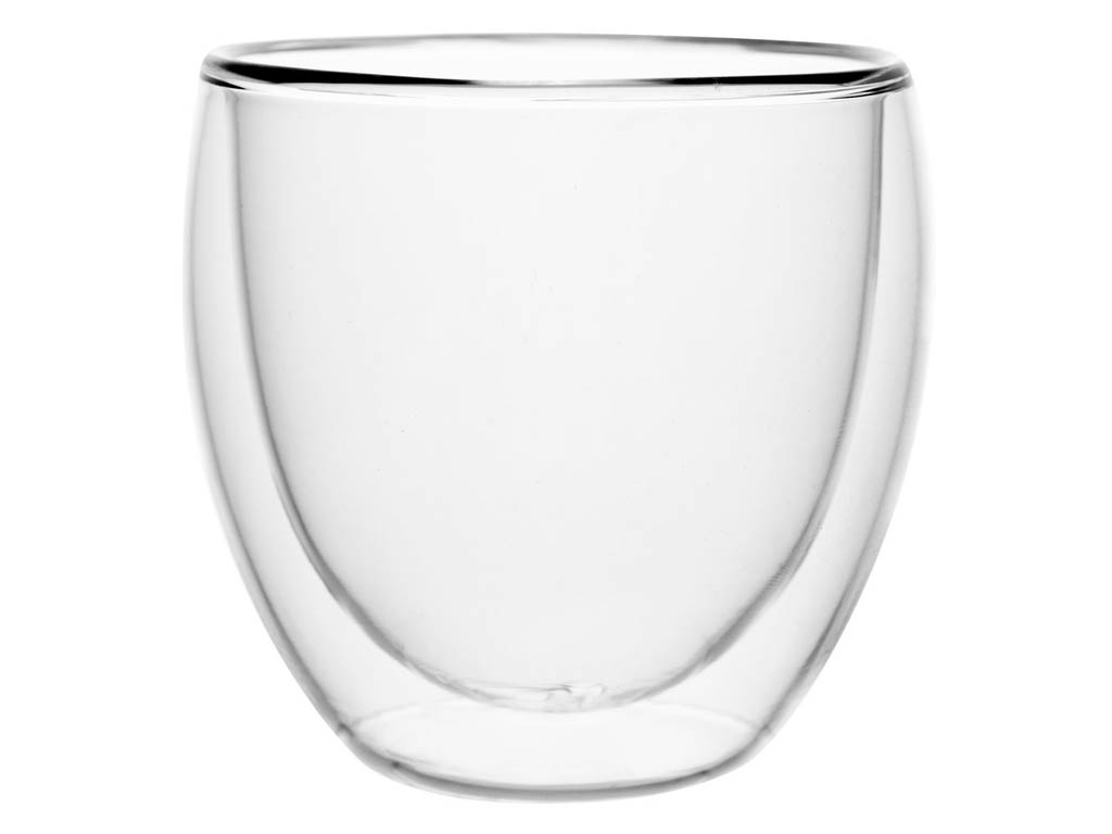 Szklanki termiczne 100 ml zestaw 2 szklanek