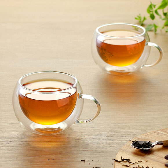 Szklanki termiczne do kawy 270 ml latte zestaw 6 szt szklanek