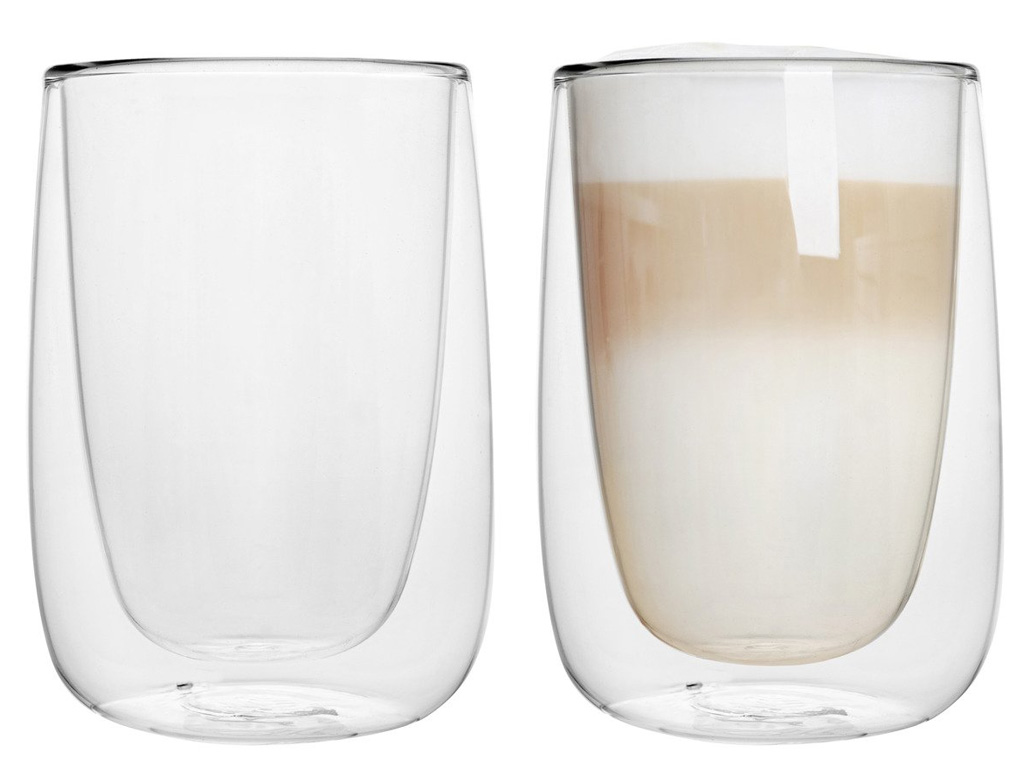 Szklanki termiczne 250 ml zestaw 2 szklanek