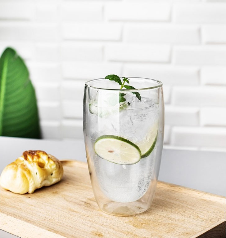 Szklanki termiczne 450 ml zestaw 2 szklanek