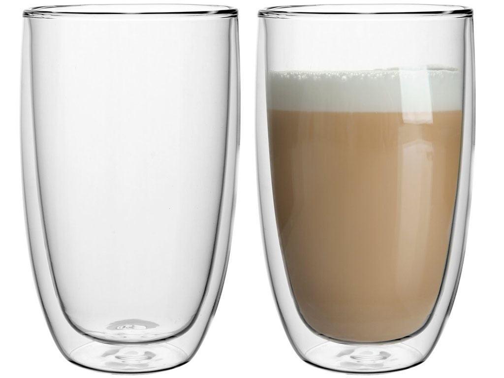Szklanki termiczne 450 ml zestaw 2 szklanek