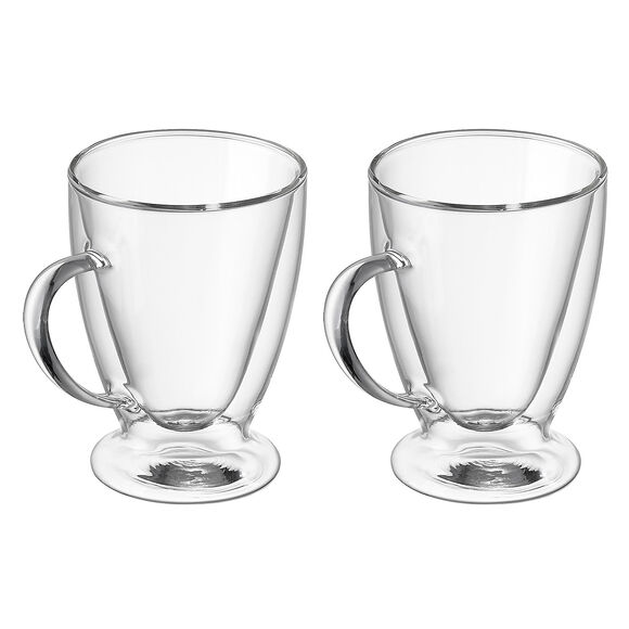 Zestaw 2 szklanek termicznych 300 ml do kawy latte RENZA MGHOME