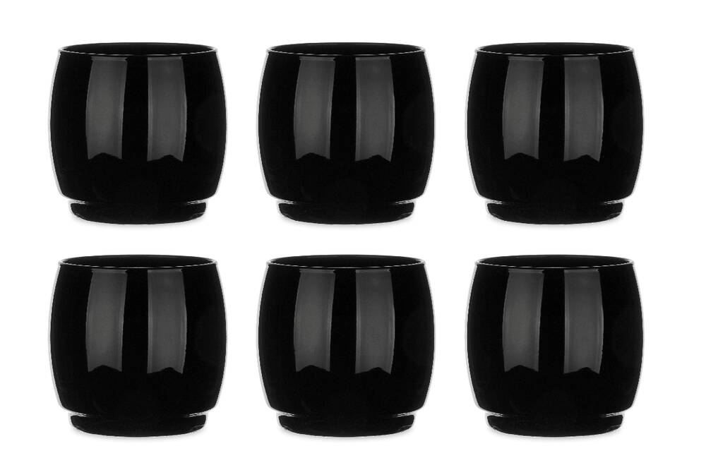 Szklanki czarne Glasmark 290 ml