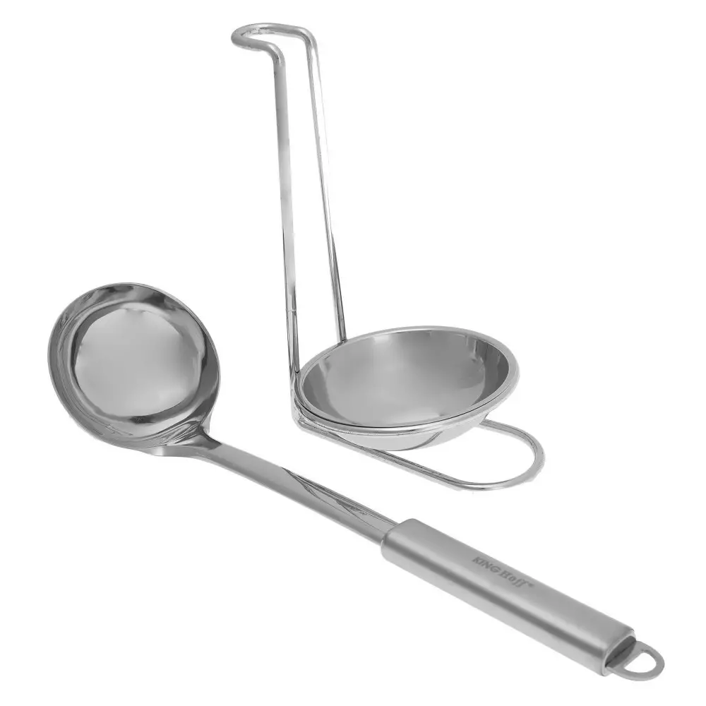 Łyżka wazowa kuchenna na stojaku metalowym KH 4039 Kinghoff
