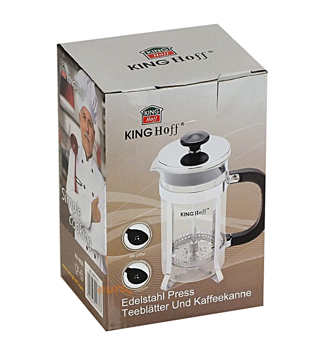 Szklany KingHoff KH 4837 zaparzacz do herbaty ziół kawy dzbanek