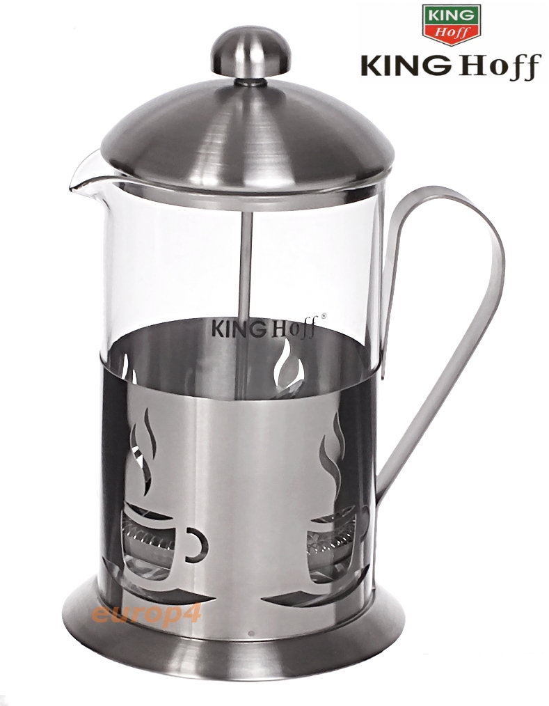 Szklany zaparzacz KingHoff KH 4832 do herbaty 800 ml ziół kawy dzbanek