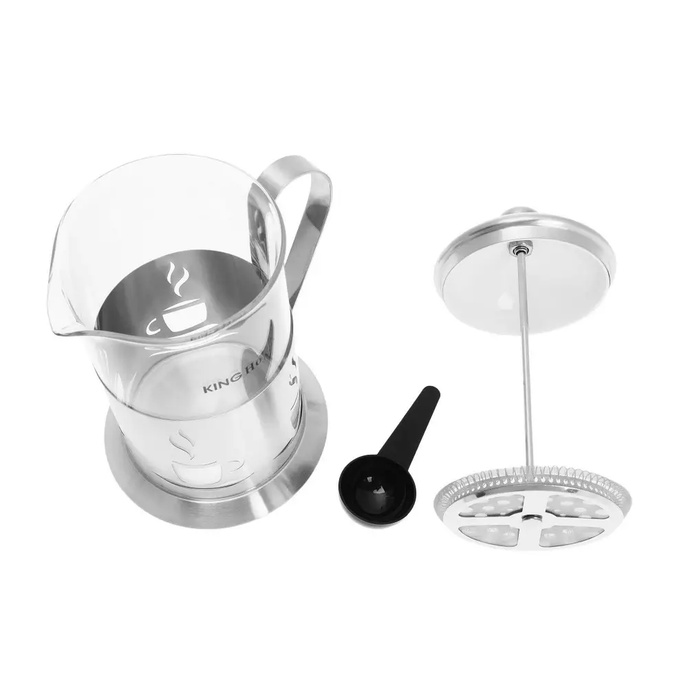 Szklany zaparzacz tłokowy do herbaty kawy ziół 800ml dzbanek KH 4832 Kinghoff