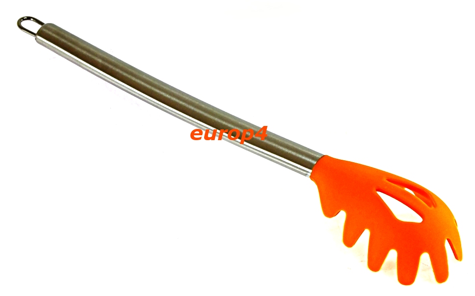 Łyżka silikonowa Tiross TS 1423 metalowa do makaronu mięsa