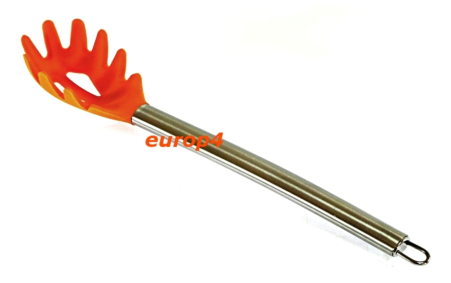 Łyżka silikonowa Tiross TS 1423 metalowa do makaronu mięsa